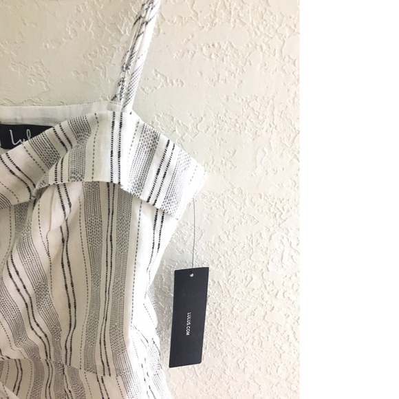 Lulu's | Linen Striped Cami Tank Top NEW!💘 - Picture 4 of 5